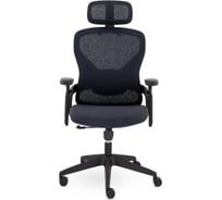 Кресло UTFC Осака М-201 черный пластик черный ПУ-00033555