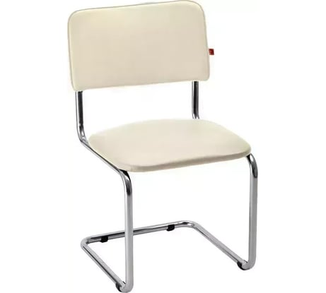 Стул Фабрикант Сильвия BOX4, кожа искусственная, DO, №122 (кремовый), CH, 4610097307850