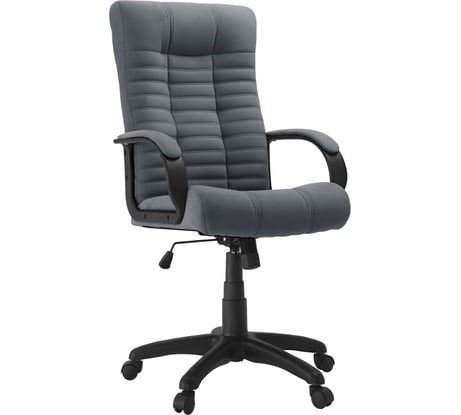 Кресло Фабрикант Атлантис, ткань, Velur, v 32 темно-серый, ТГ, PL680, PL-2, р.ст. 4600812042371