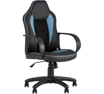 Игровое компьютерное кресло Стул Груп Кратос экокожа черный/синий fb-kratos-blue