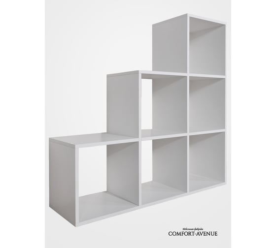 Стеллаж Comfort Avenue Леонардо Белый 101 WAR33E4CS105105FU101EMP