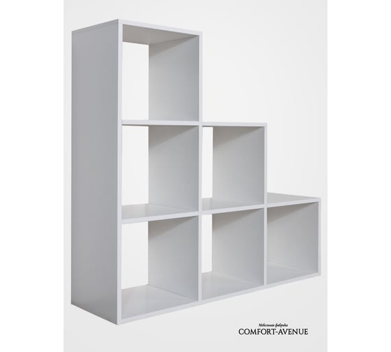 Стеллаж Comfort Avenue Леонардо Белый 101 WAR33E4CS105105FU101EMP