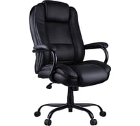 Кресло руководителя Helmi HL-ES01 Extra Strong повышенной прочности, экокожа черная, до 200 кг 274820