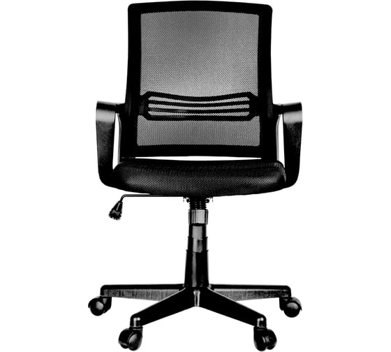 Кресло оператора Helmi HL-M07 Comfort ткань, спинка сетка черная/сиденье TW черная 306211