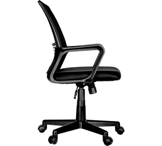 Кресло оператора Helmi HL-M07 Comfort ткань, спинка сетка черная/сиденье TW черная 306211