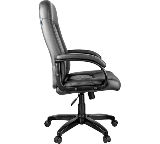 Кресло руководителя Helmi HL-E29 Brilliance, экокожа черная, мягкий подлокотник 279846