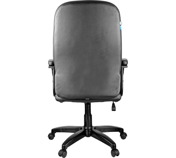 Кресло руководителя Helmi HL-E29 Brilliance, экокожа черная, мягкий подлокотник 279846