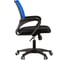 Кресло оператора OfficeSpace SP-M96, ткань, спинка сетка синяя/сиденье TW черная 278595 3