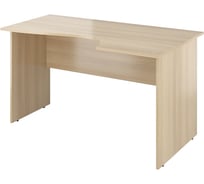 Стол Монолит Канцлер криволинейный правый (1380x800/650x750) Акация лорка31 КЦ05.31
