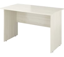 Стол Монолит Канцлер рабочий (1180x650x750) Скандинавское дерево белое38 КЦ01.38