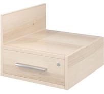 Тумба Монолит Канцлер подвесная 1 ящик (402x404x340) Бук артизан перламутровый39 КЦ11.39