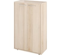 Шкаф Монолит Канцлер никзий закрытый (700x338x1135) (КЦ13+КЦ18_2) Бук артизан перламутровый39 КЦ38.39