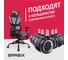 Колеса (ролики) для кресла BRABIX прорезиненные, ХРОМ, КОМПЛЕКТ 5 шт, шток d11 мм, черные, короб, 533089 4