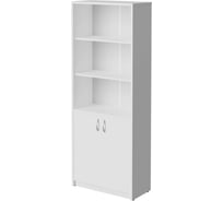 Шкаф полуоткрытый Альянс мебель АЛЬТЕРНАТИВА 770x370x2000 А-310 Белый