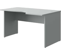 Стол эргономичный правый Альянс мебель АЛЬТЕРНАТИВА 1400x900/730x760 А-200 Пр Серый камень