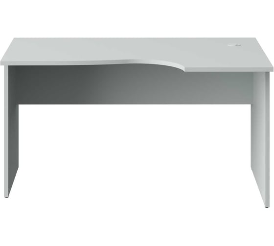 Стол эргономичный правый Альянс мебель ALTERNATIVA 1400x900/730x760, А-200 Пр Серый камень