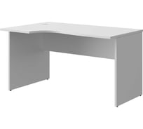Стол эргономичный левый Альянс мебель АЛЬТЕРНАТИВА 1400x900/730x760 А-200 Лев Белый