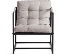 Кресло TetChair Charli рогожка, серо-бежевый 24900