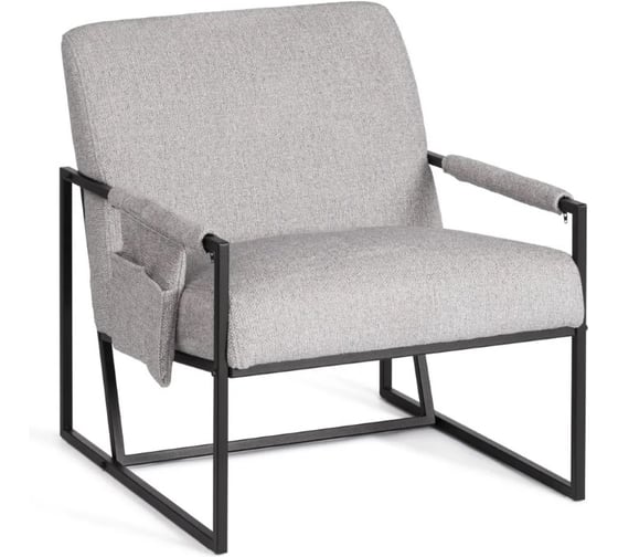 Кресло TetChair Charli LUX велюр/букле, VT shape silver 24903