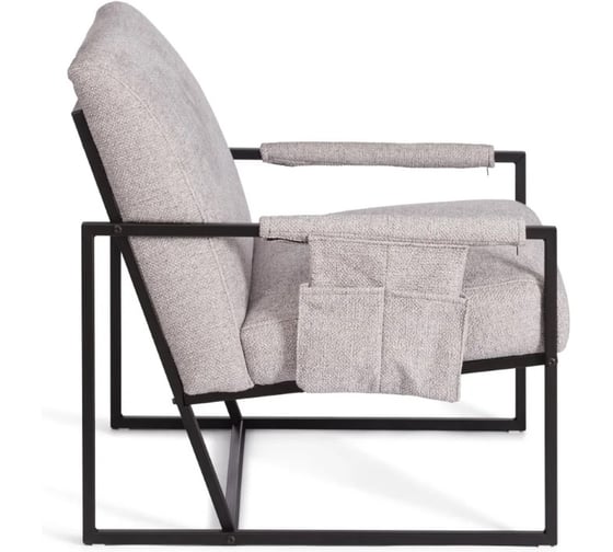Кресло TetChair Charli LUX велюр/букле, VT shape silver 24903