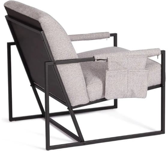 Кресло TetChair Charli LUX велюр/букле, VT shape silver 24903
