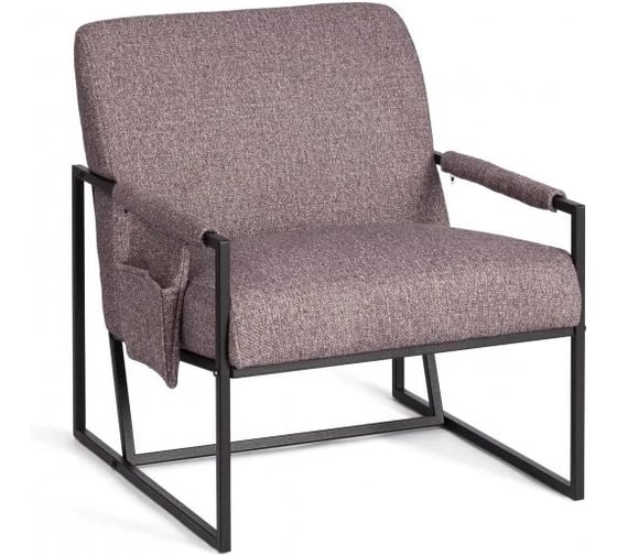 Кресло TetChair Charli LUX велюр/букле, VT shape wood rose 24904