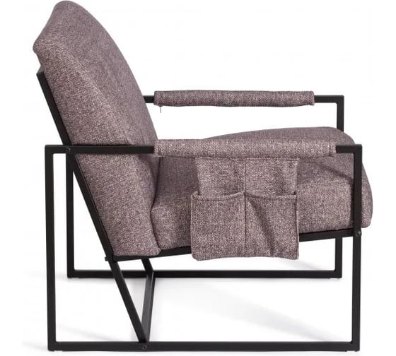 Кресло TetChair Charli LUX велюр/букле, VT shape wood rose 24904