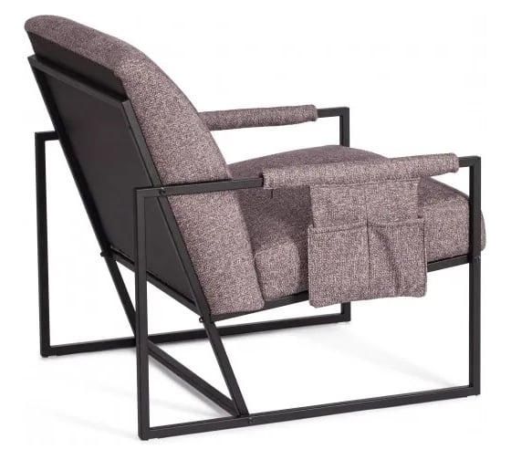 Кресло TetChair Charli LUX велюр/букле, VT shape wood rose 24904
