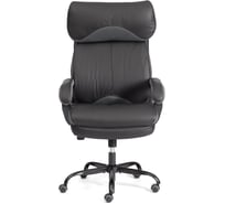 Кресло TetChair Duke metal BL кожзам/ткань, черный/серый 24989