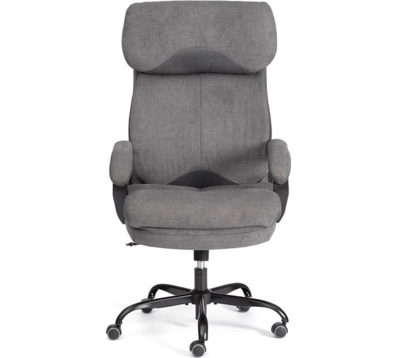 Кресло TetChair Duke metal BL ткань, серый 24986 1
