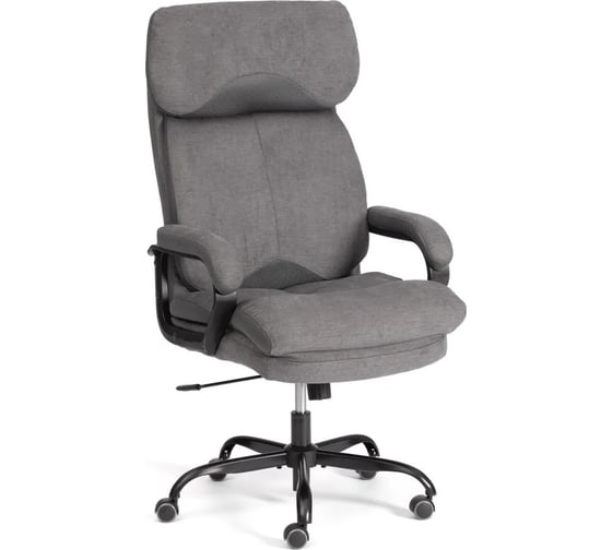 Кресло TetChair Duke metal BL ткань, серый 24986