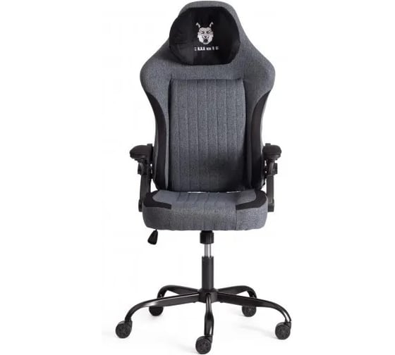 Кресло TetChair iWolf ткань, черный/серый 21596 1