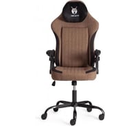 Кресло TetChair iWolf ткань, черный/коричневый 24836