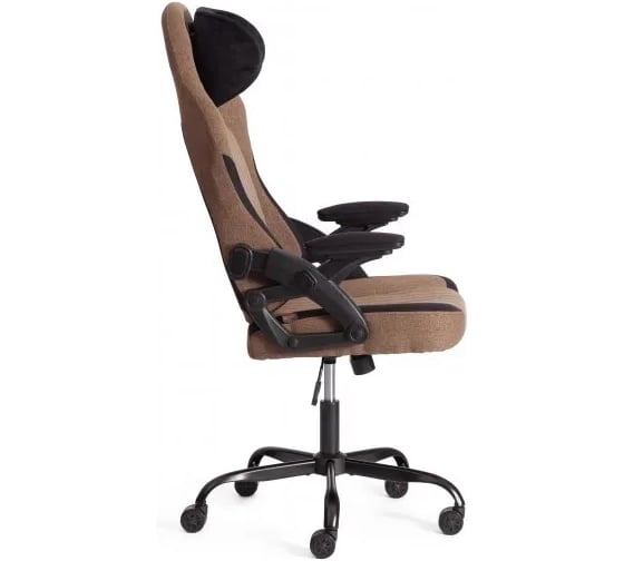 Кресло TetChair iWolf ткань, черный/коричневый 24836