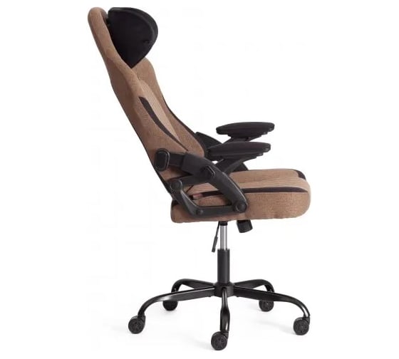 Кресло TetChair iWolf ткань, черный/коричневый 24836