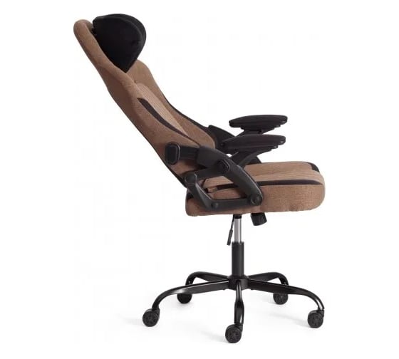 Кресло TetChair iWolf ткань, черный/коричневый 24836