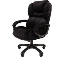 Кресло CHAIRMAN Home 434 Россия ткань Т-84 черный (черный пластик) 00-07131380