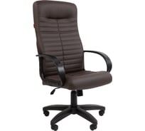 Офисное кресло CHAIRMAN 480LT Россия экопремиум коричневый 00-07178849