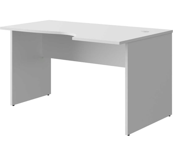 Стол эргономичный правый Альянс мебель ALTERNATIVA 1400x900/730x760 А-200 Пр Белый 1