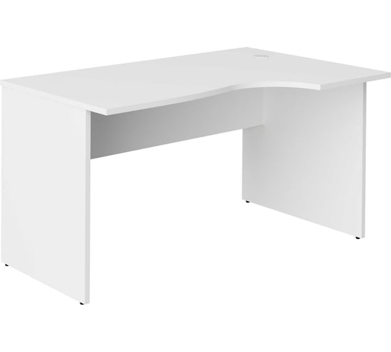 Стол эргономичный правый Альянс мебель ALTERNATIVA 1400x900/730x760 А-200 Пр Белый