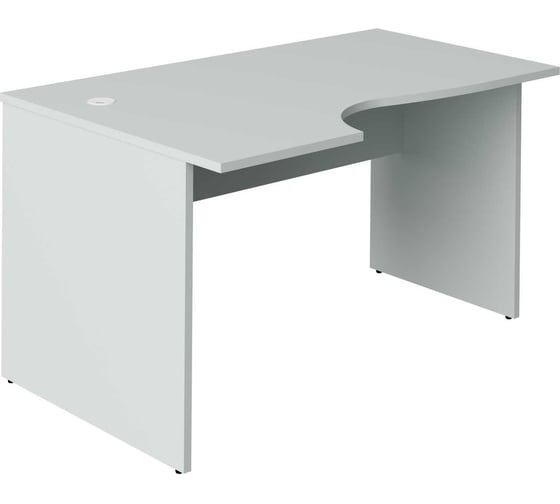 Стол эргономичный левый Альянс мебель ALTERNATIVA 1400x900/730x760 А-200 Лев Серый камень