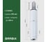Газлифт BRABIX A-100 короткий, белый, В КОРОБЕ, в открытом виде 346 мм., d50 мм., класс 2 533079 3