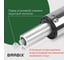 Газлифт прочный BRABIX HD-100 короткий, ХРОМ, в открытом виде 346 мм., d50 мм., класс 4 533077 3
