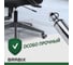 Газлифт прочный BRABIX HD-100 короткий, ХРОМ, в открытом виде 346 мм., d50 мм., класс 4 533077 5