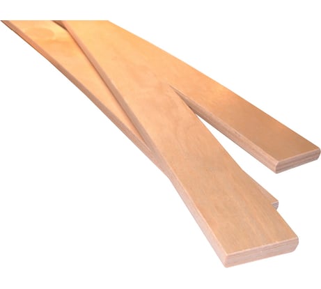 Комплект ламели для кровати ЭЛИМЕТ размер 790х53х8 мм, 3 шт. БП-00001765