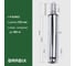 Газлифт прочный BRABIX HD-140 стандартный, ХРОМ, в открытом виде 413 мм., d50 мм., класс 4 533078 3