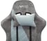 Игровое компьютерное кресло ZOMBIE VIKING X FABRIC серый/серо-голубой ткань VIKING X GREY 7