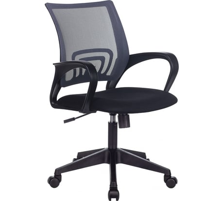 Компьютерное кресло Бюрократ CH-695N спинка сетка серый сиденье черный CH-695N/DG/TW-11
