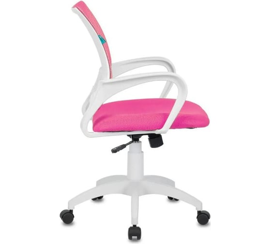 Компьютерное кресло Бюрократ CH-W695N розовый пластик белый CH-W695N/PK/TW-13A