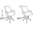 Компьютерное кресло Бюрократ CH-W695N розовый пластик белый CH-W695N/PK/TW-13A 7